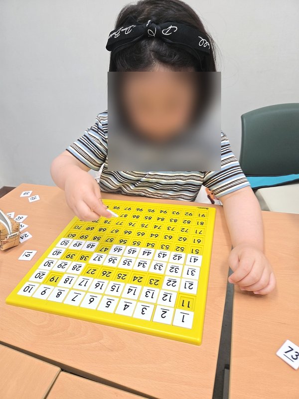 100수 배열판으로 수를 탐구하는 활동